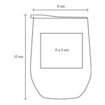 TERMO FLUBBER BLANCO (T 194 - ACERO INOXIDABLE) - Image 2