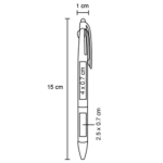 BOLÍGRAFO NARA NEGRO (BP 23199 - PLASTICO/BAMBÚ) - Image 2