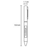 BOLÍGRAFO DANTE NEGRO (FM 23056 - METAL) - Image 2