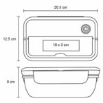 CONTENEDOR MAKI NATURAL (HO 117 - PLÁSTICO) - Image 2