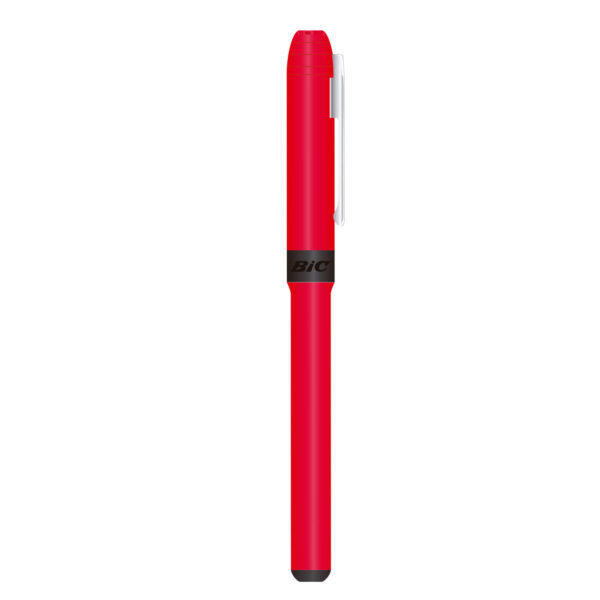 BOLIGRAFO ROJO BIC (GRIP ROLLER - PLÁSTICO)