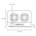 BOCINA SHEERAN NEGRO (SO 122 - PLÁSTICO) - Image 2