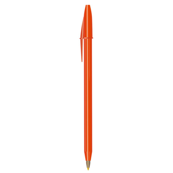 BOLIGRAFO NARANJA BIC (ROUND STIC TN - PLÁSTICO)