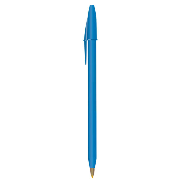 BOLIGRAFO AZUL CLARO BIC (ROUND STIC TA - PLÁSTICO)