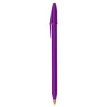 BOLIGRAFO MORADO BIC (ROUND STIC TA - PLÁSTICO)