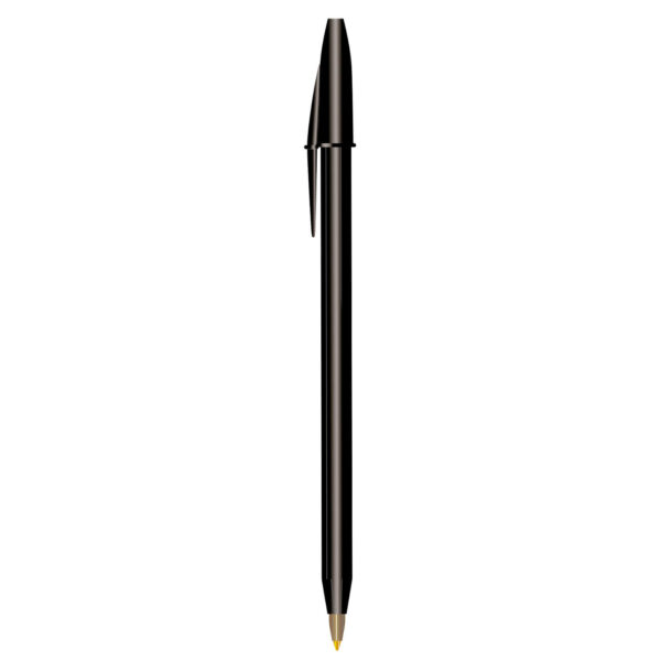 BOLIGRAFO NEGRO BIC (ROUND STIC TA - PLÁSTICO)