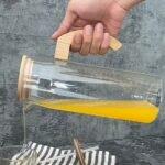 JARRA FRUIT TRANSPARENTE (HO 065 - VIDRIO / BAMBÚ) - Image 3