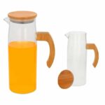 JARRA FRUIT TRANSPARENTE (HO 065 - VIDRIO / BAMBÚ) - Image 6