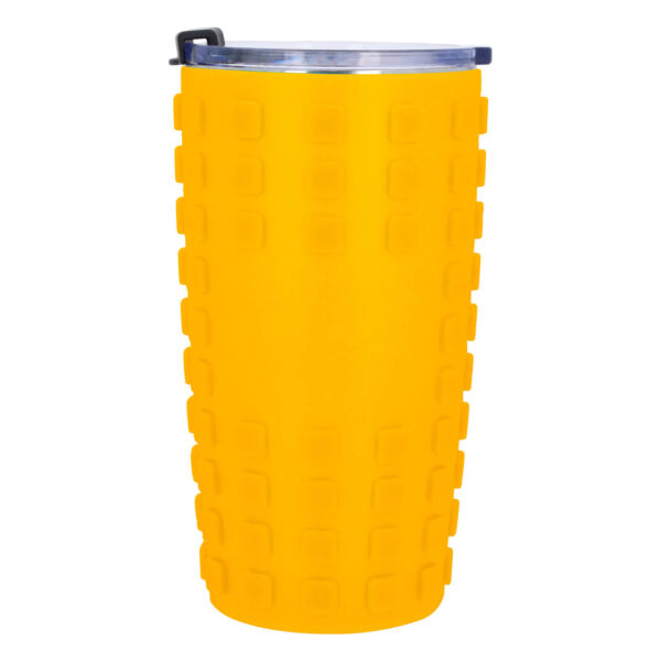 TERMO AMARILLO GOMU (T 241 - ACERO INOXIDABLE/ SILICÓN)