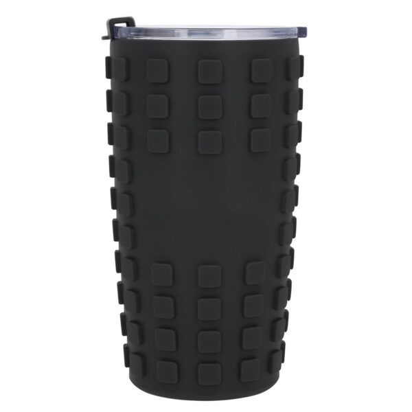 TERMO NEGRO GOMU (T 241 - ACERO INOXIDABLE/ SILICÓN)