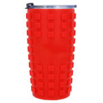 TERMO ROJO GOMU (T 241 - ACERO INOXIDABLE/ SILICÓN)