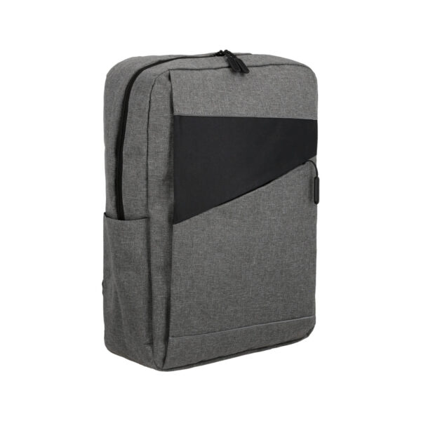 MOCHILA GRIS BHAK (BL 222 - POLIÉSTER)