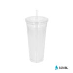 VASO TROPICAL XL TRANSPARENTE (T 218 - POLIESTIRENO) - Image 3