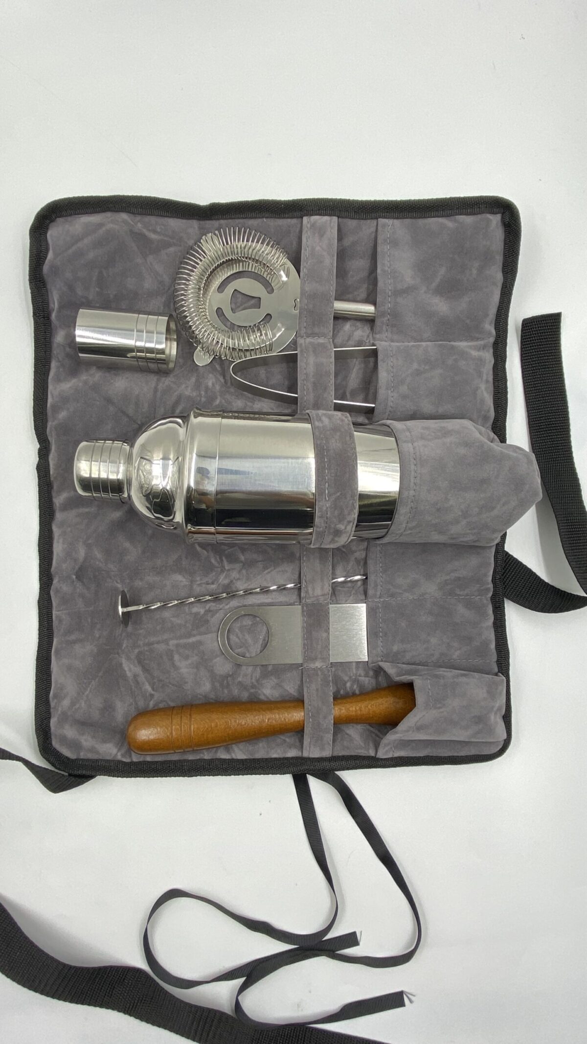 SET BARMAN GRIS (HO 059 - POLIÉSTER/ACERO INOXIDABLE) - Image 18