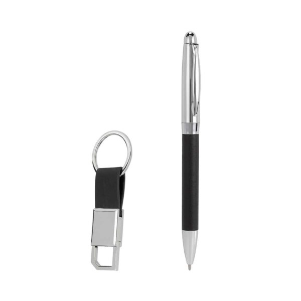 SET BORAWLI NEGRO 61900 N (CURPIEL / METAL) - Imagen 5