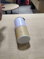 TERMO TAKE BLANCO (T 229 - ACERO INOXIDABLE/BAMBÚ) - Image 4