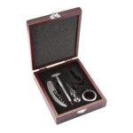 SET PARA VINOS MEDITERRÁNEO CAFE 851091 (MADERA / METAL)