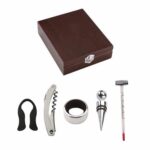 SET PARA VINOS MEDITERRÁNEO CAFE 851091 (MADERA / METAL) - Image 2