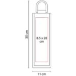 ESTUCHE PARA VINOS PALERMO BEIGE 86400 (YUTE) - Image 4