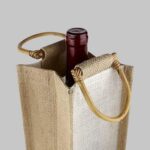 ESTUCHE PARA VINOS PALERMO BEIGE 86400 (YUTE) - Image 2