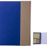 LIBRETA ECOLOGICA MINNA A2100 AZUL (CARTÓN / A2100.09 /  ARTICULOS PROMOCIONALES)