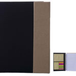 LIBRETA ECOLOGICA MINNA A2100 NEGRO (CARTÓN / A2100.02 /  ARTICULOS PROMOCIONALES)