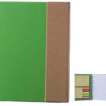 LIBRETA ECOLOGICA MINNA A2100 VERDE CLARO (CARTÓN / A2100.08 /  ARTICULOS PROMOCIONALES)