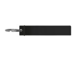 LLAVERO METALICO ROD A2120 NEGRO (ALUMINIO / A2120.02 /  ARTICULOS PROMOCIONALES)