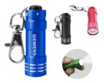 LLAVERO CON LINTERNA LEONARDO A2121 AZUL (ALUMINIO / A2121.09 /  ARTICULOS PROMOCIONALES) - Image 3