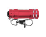LLAVERO CON LINTERNA LEONARDO A2121 ROJO (ALUMINIO / A2121.04 /  ARTICULOS PROMOCIONALES)