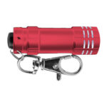 LLAVERO CON LINTERNA LEONARDO A2121 ROJO (ALUMINIO / A2121.04 /  ARTICULOS PROMOCIONALES)