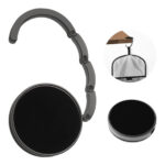 COLGADOR DE BOLSA GIOVANNA A2132 NEGRO (METAL / A2132.02 /  ARTICULOS PROMOCIONALES)