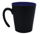 TAZA CONICA MATE 12 OZ MALBEC A2153 COBALTO (CERÁMICA / A2153.12 /  ARTICULOS PROMOCIONALES)