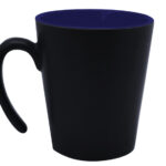 TAZA CONICA MATE 12 OZ MALBEC A2153 COBALTO (CERÁMICA / A2153.12 /  ARTICULOS PROMOCIONALES)