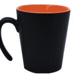 TAZA CONICA MATE 12 OZ MALBEC A2153 NARANJA (CERÁMICA / A2153.03 /  ARTICULOS PROMOCIONALES)