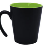 TAZA CONICA MATE 12 OZ MALBEC A2153 VERDE CLARO (CERÁMICA / A2153.08 /  ARTICULOS PROMOCIONALES)