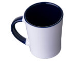 TAZA CONICA BICOLOR 14 OZ BICOLOR ARLES A2154 COBALTO (CERÁMICA / A2154.12 /  ARTICULOS PROMOCIONALES)