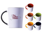 TAZA CONICA BICOLOR 14 OZ BICOLOR ARLES A2154 NARANJA (CERÁMICA / A2154.03 /  ARTICULOS PROMOCIONALES) - Image 3