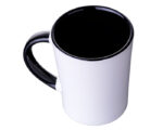 TAZA CONICA BICOLOR 14 OZ BICOLOR ARLES A2154 NEGRO (CERÁMICA / A2154.02 /  ARTICULOS PROMOCIONALES)