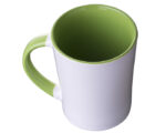 TAZA CONICA BICOLOR 14 OZ BICOLOR ARLES A2154 VERDE CLARO (CERÁMICA / A2154.08 /  ARTICULOS PROMOCIONALES)