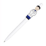 BOLÍGRAFO DE PLÁSTICO DR. PEN A2160 BLANCO (PLÁSTICO / A2160.01 /  ARTICULOS PROMOCIONALES)