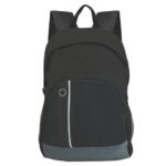 MOCHILA ARSENAL A2169 NEGRO (POLIÉSTER 600D / A2169.02 /  ARTICULOS PROMOCIONALES)