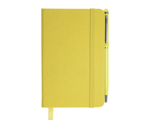 LIBRETA CON BOLIGRAFO AITANA A2182 AMARILLO (Algodón)