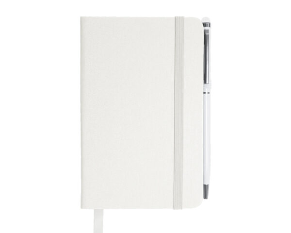 LIBRETA CON BOLIGRAFO AITANA A2182 BLANCO (Algodón)