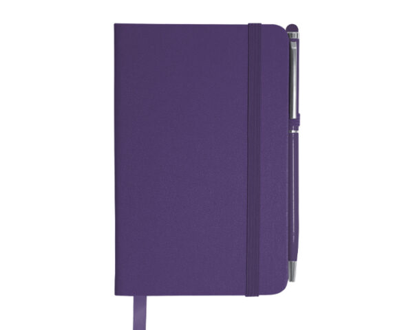 LIBRETA CON BOLIGRAFO AITANA A2182 MORADO (Non Woven)