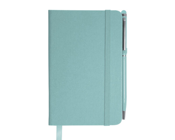 LIBRETA CON BOLIGRAFO AITANA A2182 TURQUESA (Non Woven)