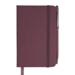 LIBRETA CON BOLIGRAFO AITANA A2182 VINO (LIBRETA: CARTÓN PLASTIFICADO / BOLÍGRAFO: ALUMINIO / A2182.15 /  ARTICULOS PROMOCIONALES)