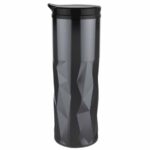 TERMO METALICO INTERIOR PLASTICO ISHTAR A2198 NEGRO (EXTERIOR: ACERO INOXIDABLE / INTERIOR: PLÁSTICO / A2198.02 /  ARTICULOS PROMOCIONALES)