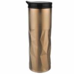 TERMO METALICO INTERIOR PLASTICO ISHTAR A2198 ORO (EXTERIOR: ACERO INOXIDABLE / INTERIOR: PLÁSTICO / A2198.18 /  ARTICULOS PROMOCIONALES)