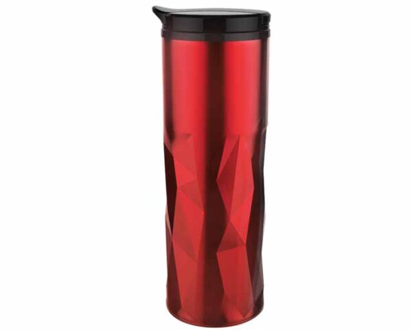 TERMO METALICO INTERIOR PLASTICO ISHTAR A2198 ROJO (Acero Inoxidable / Plástico)